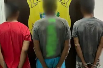 Polícia prende trio em Senador Canedo investigado por diversos crimes Polícia prende trio em Senador Canedo investigado por diversos crimes