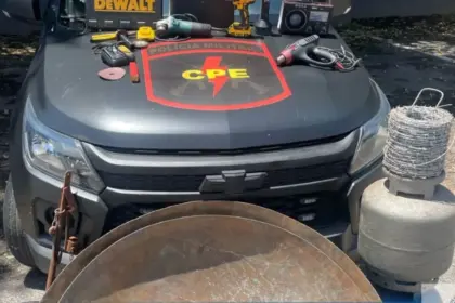 Suspeitos de cometerem furtos na região de Goianésia são presos durante operação da CPE