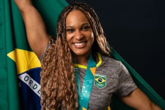 Rebeca Andrade é indicada ao Oscar do Esporte