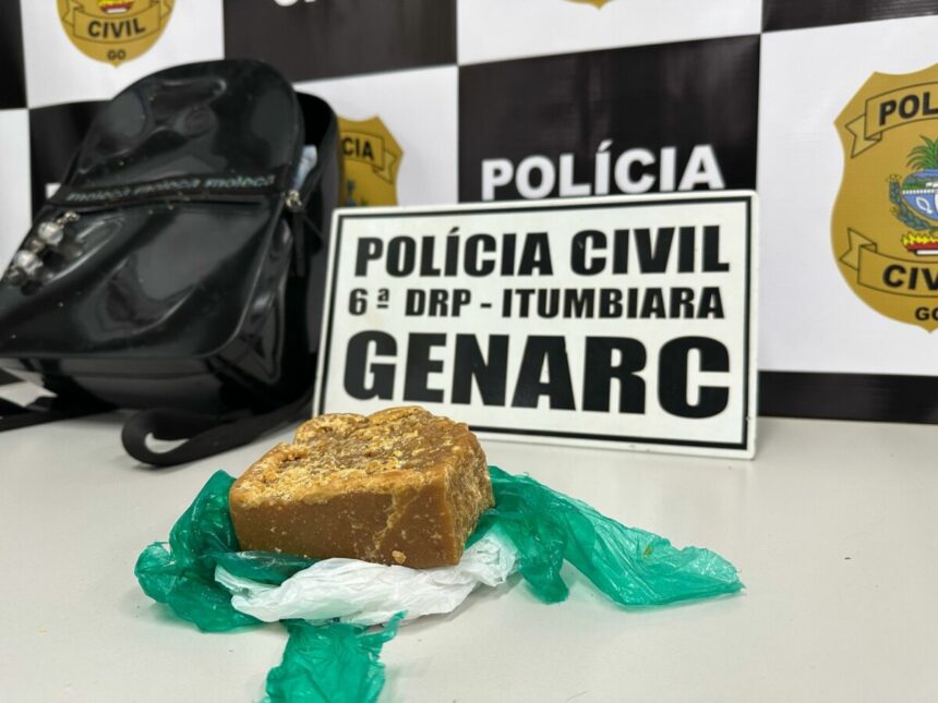 PCGO prende mulher em flagrante por transportar droga de Minas Gerais para Goiás PCGO prende mulher em flagrante por transportar droga de Minas Gerais para Goiás