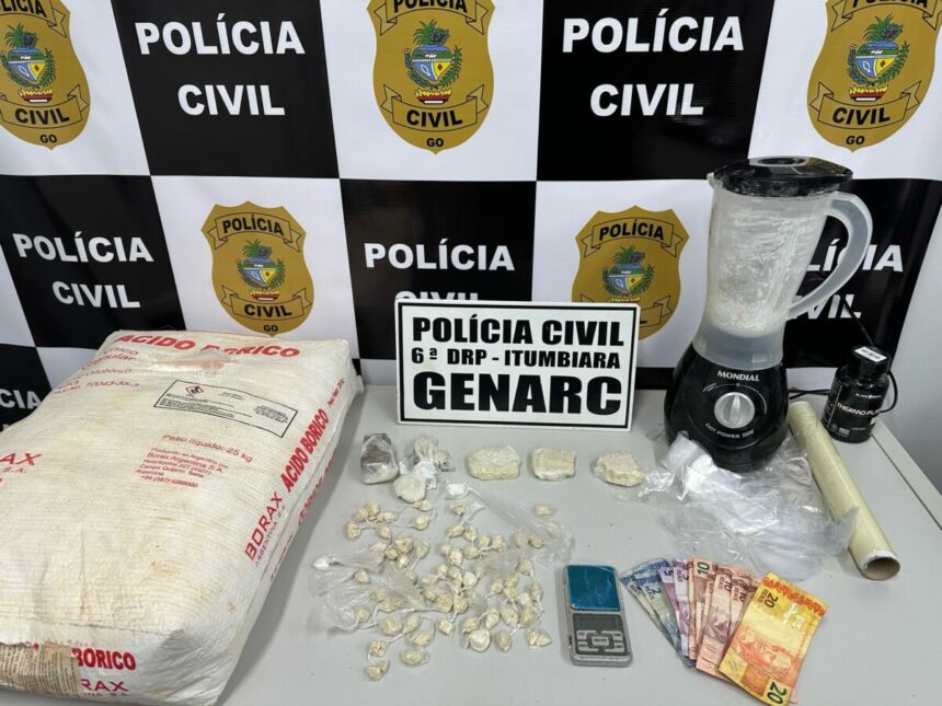 PCGO prende em flagrante traficante reincidente e apreende diversas porções de drogas em Itumbiara – Policia Civil do Estado de Goiás