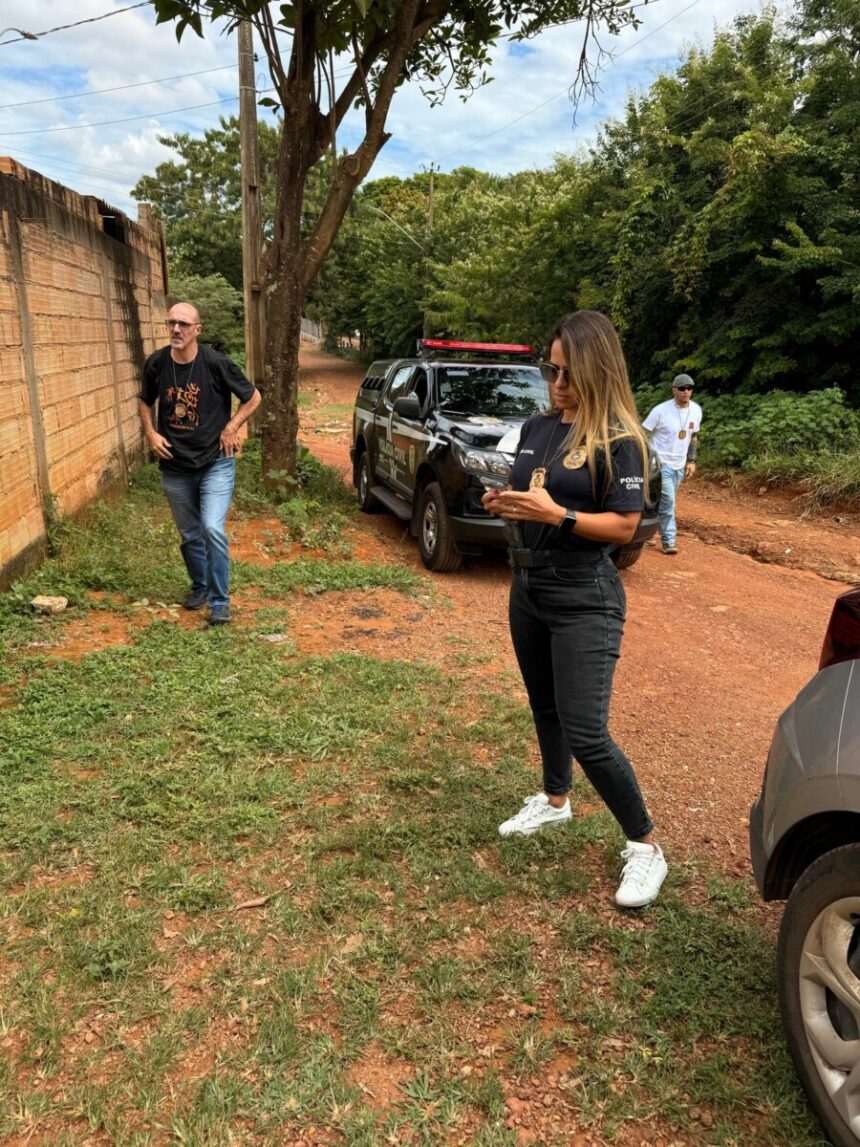 PCGO cumpre mandado de busca e apreensão de adolescente suspeito de ato infracional análogo a tentativa de homicídio