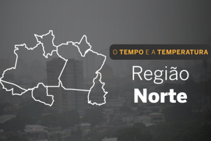 PREVISÃO DO TEMPO: Norte com alerta de chuvas intensas nesta quarta