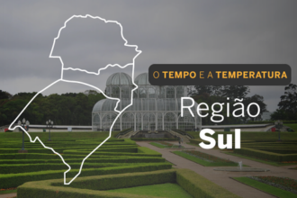 PREVISÃO DO TEMPO: Sul tem possibilidade de chuva em quase toda a região, na manhã desta sexta-feira (4)