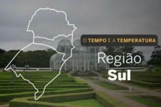 PREVISÃO DO TEMPO: Sul terá muitas nuvens com chuva isolada, nesta quinta-feira (10)