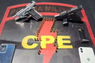 Armas de fogo utilizadas em tentativa de homicídio e homicídio em Goianésia são apreendidas Armas de fogo utilizadas em tentativa de homicídio e homicídio em Goianésia são apreendidas