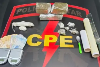 Em um mês, a CPE Goianésia registrou 9 flagrantes por tráfico de drogas