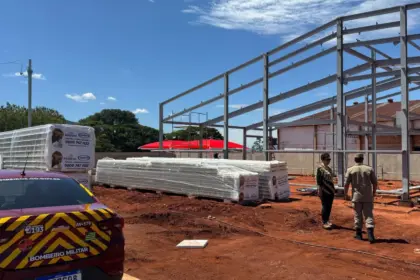 Obras do Posto Avançado do Corpo de Bombeiros em Barro Alto está em ritmo acelerado