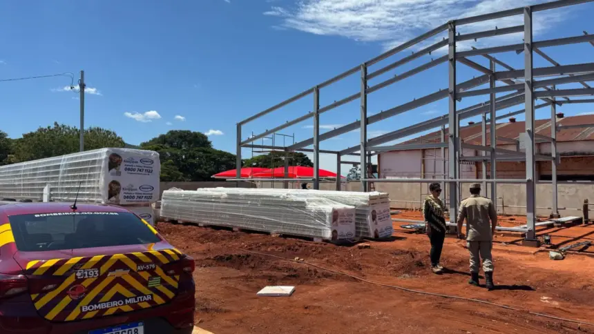 Obras do Posto Avançado do Corpo de Bombeiros em Barro Alto está em ritmo acelerado Obras do Posto Avançado do Corpo de Bombeiros em Barro Alto está em ritmo acelerado
