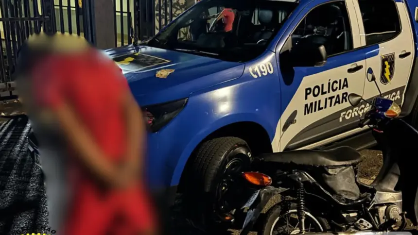 Suspeito de furtar motocicleta no Parque Araguaia é preso pela Força Tática
