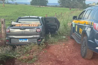 Traficante com extensa ficha criminal é preso com 800 kg de maconha após fuga na BR-153