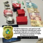 PCGO prende suspeito de tráfico de drogas em Valparaíso PCGO prende suspeito de tráfico de drogas em Valparaíso