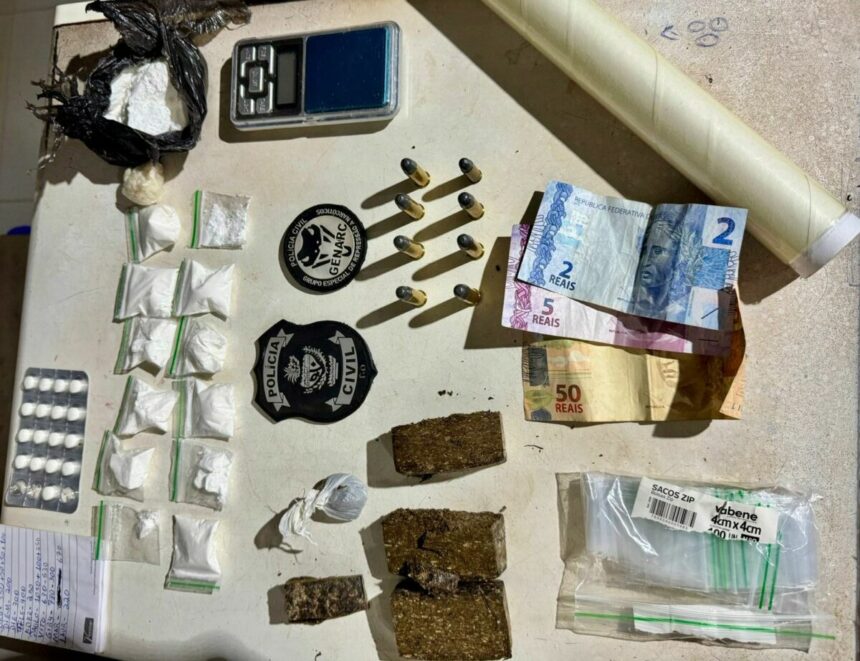 PCGO fecha ponto de venda de drogas e prende indivíduo por tráfico e posse irregular de munições – Policia Civil do Estado de Goiás