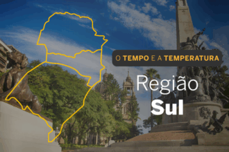 PREVISÃO DO TEMPO: Região Sul terá predominância de céu com poucas nuvens, neste domingo (11)