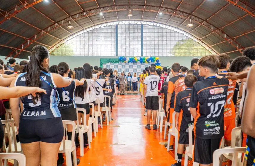 Goianésia recebe mais de mil atletas para participarem dos Jogos Estudantis de Goiás Goianésia recebe mais de mil atletas para participarem dos Jogos Estudantis de Goiás