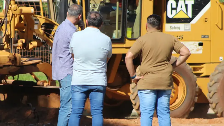 Prefeito Renato de Castro acompanha início das obras de revitalização do Centro Desportivo, que receberá novas modalidades