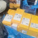 PRF apreende quase 200 celulares ilegais durante fiscalização na BR-153