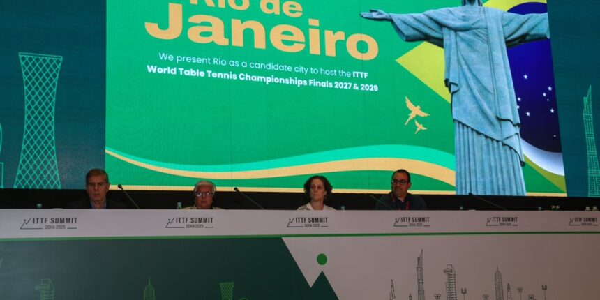 Rio de Janeiro será a sede do Mundial de Tênis de Mesa em 2029 Rio de Janeiro será a sede do Mundial de Tênis de Mesa em 2029