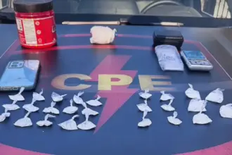 Traficante é preso com cocaína e balança de precisão no Bairro Santa Tereza em Goianésia