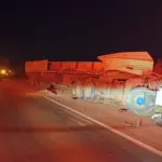 Tragédia na BR-452: Colisão entre quatro caminhões deixa uma pessoa morta