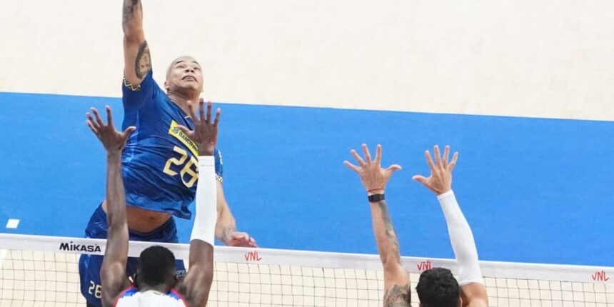 Brasil luta muito, mas é derrotado por Cuba na Liga das Nações Brasil luta muito, mas é derrotado por Cuba na Liga das Nações