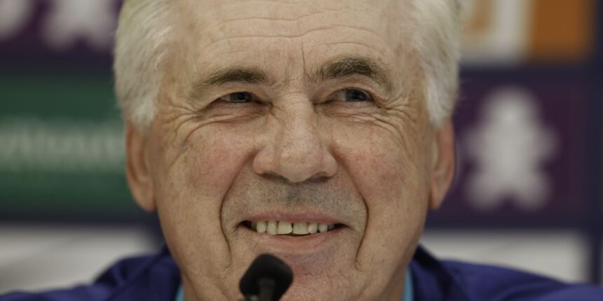 Ancelotti demonstra confiança antes de estreia no comando da seleção Ancelotti demonstra confiança antes de estreia no comando da seleção