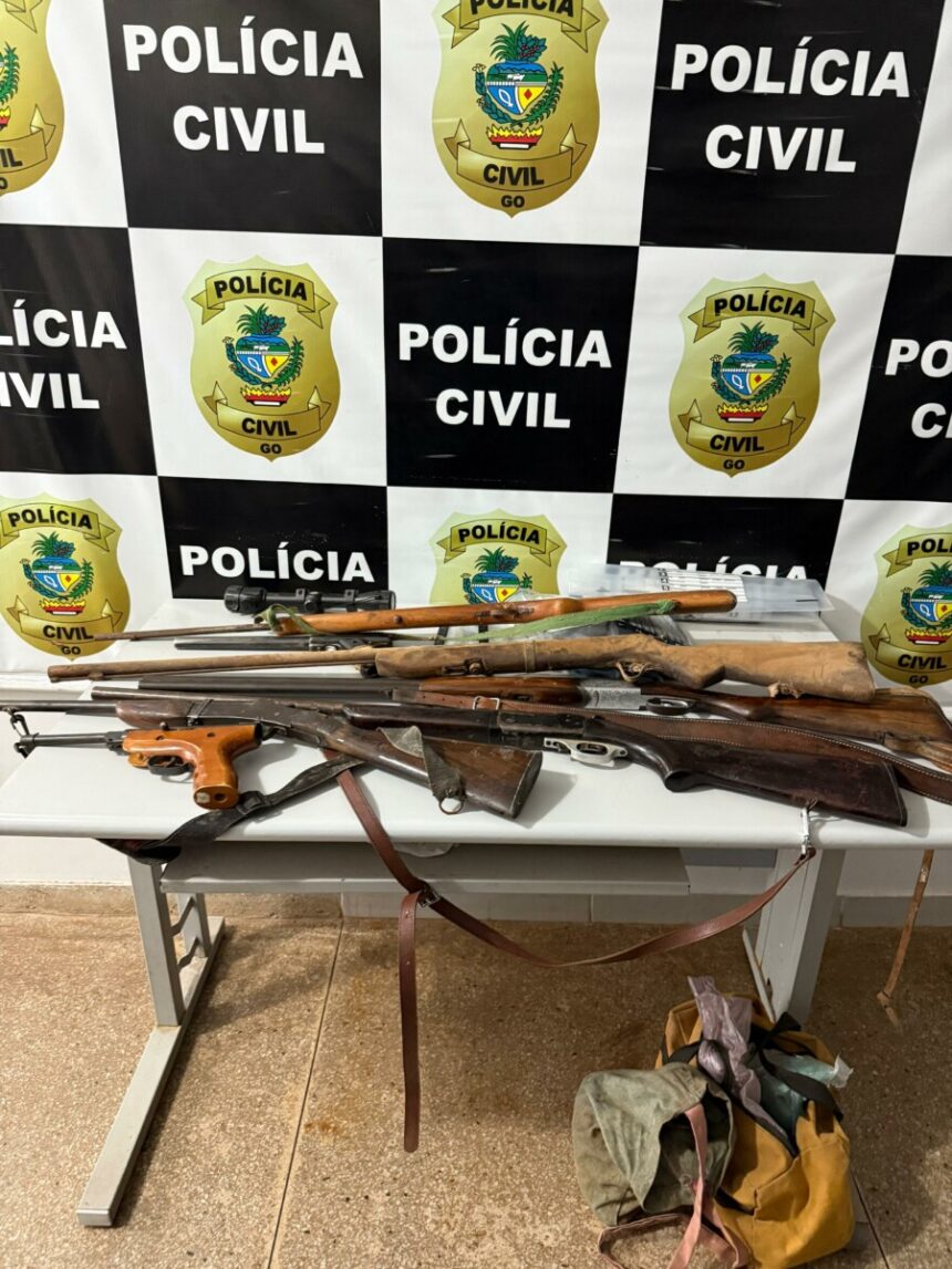 PCGO prende homem com arsenal de arma de fogo após ameaça à ex-companheira em São Luís de Montes Belos – Policia Civil do Estado de Goiás PCGO prende homem com arsenal de arma de fogo após ameaça à ex-companheira em São Luís de Montes Belos – Policia Civil do Estado de Goiás