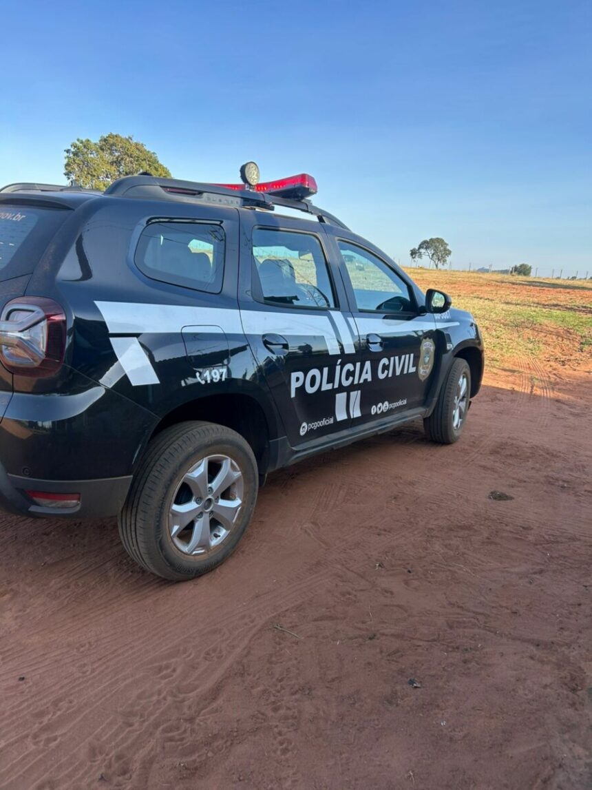 PCGO cumpre mandado de busca e apreensão em fazenda de investigado por perseguir ex-companheira em São Luís de Montes Belos PCGO cumpre mandado de busca e apreensão em fazenda de investigado por perseguir ex-companheira em São Luís de Montes Belos