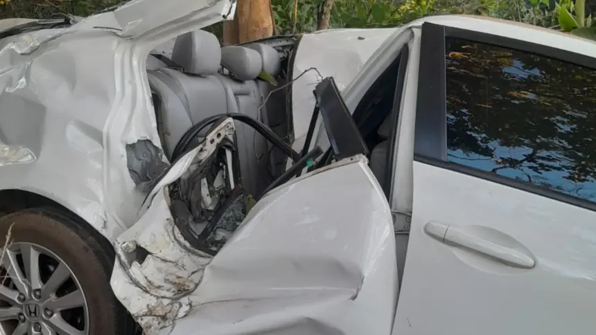 Acidente grave na Serra da Usina em Goianésia deixa mulher ferida e veículos em ribanceira