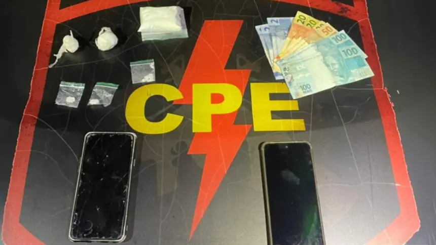 Casal do tráfico é preso durante ação da CPE Goianésia