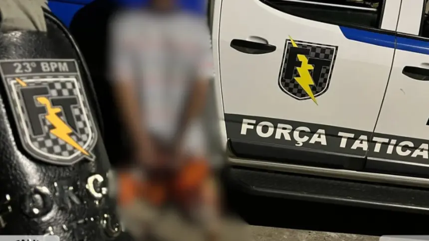 Foragido da Justiça é recapturado no Residencial Ipês em Goianésia Foragido da Justiça é recapturado no Residencial Ipês em Goianésia