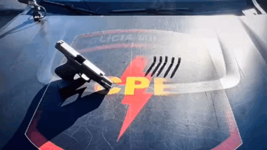 Homem é preso por porte ilegal de arma e ameaça no Setor Sul