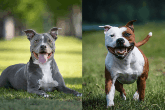 9 diferenças entre as raças pitbull e american staffordshire terrier