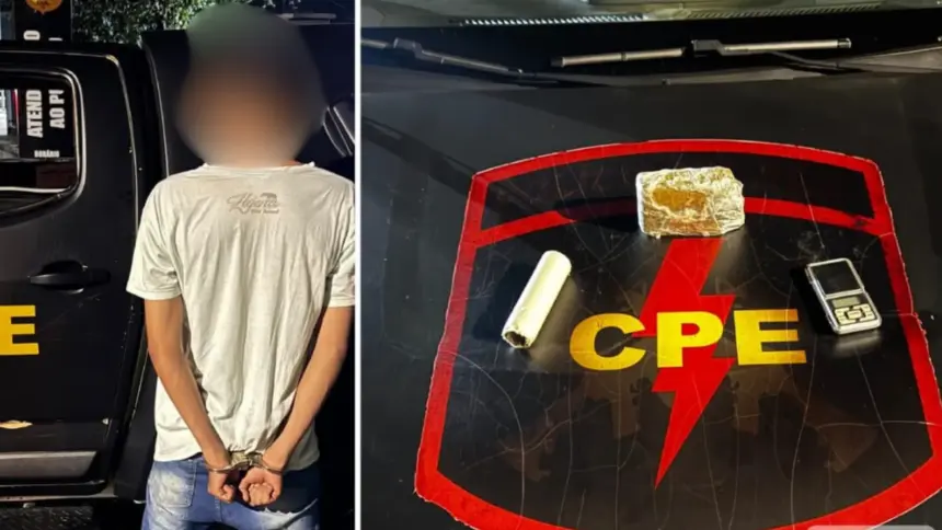 Traficante é preso em Goianésia com 600g de maconha após ação da CPE