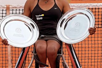 Vitória Miranda é campeã de simples e duplas júnior em Roland Garros
