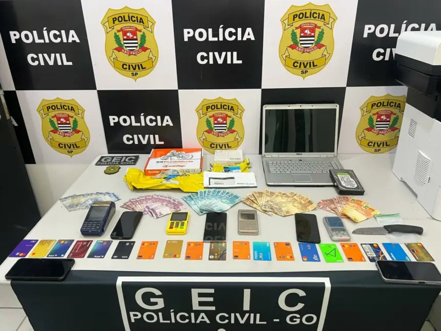 PCGO investiga e prende organização criminosa do “golpe da central bancária” em São Paulo – Policia Civil do Estado de Goiás