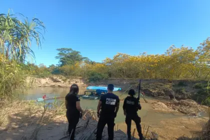 PCGO deflagra operação em Niquelândia e apura crimes ambientais de extração de areia e desmatamento da vegetação