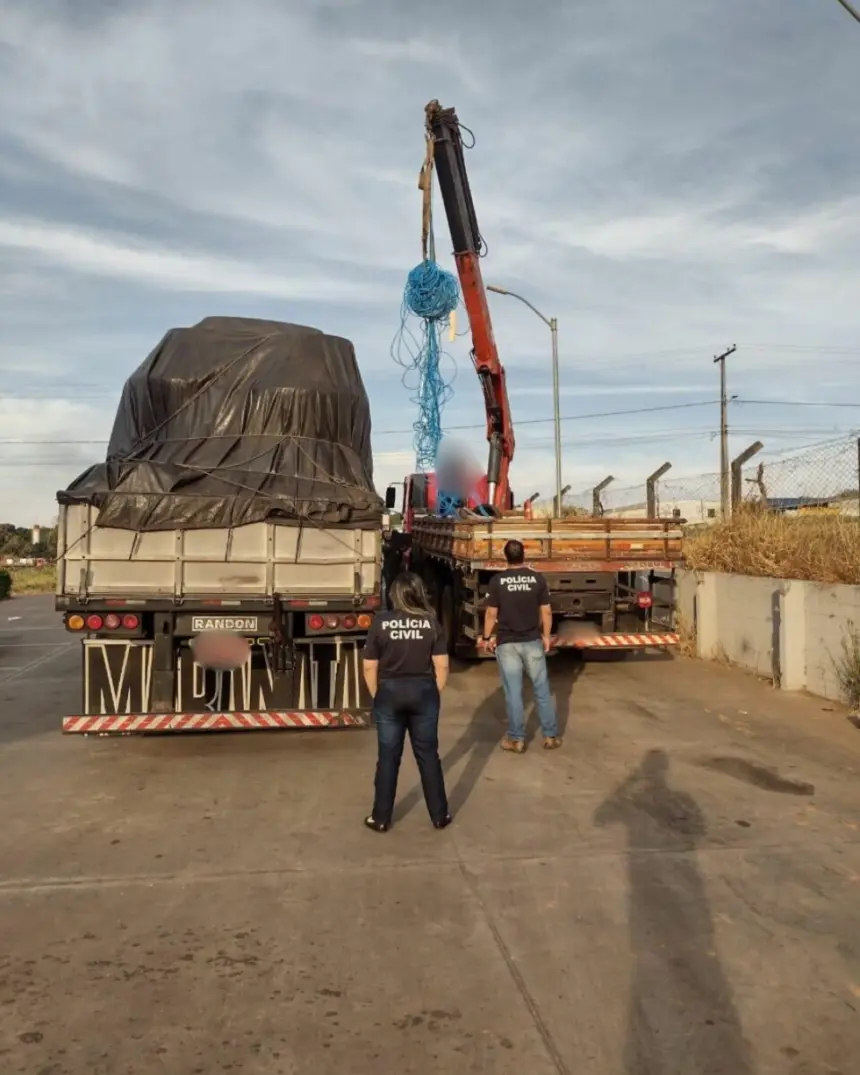 Polícia Civil recupera carga de bobinas de fio de cobre furtas na BR-153, em Aparecida de Goiânia – Policia Civil do Estado de Goiás Polícia Civil recupera carga de bobinas de fio de cobre furtas na BR-153, em Aparecida de Goiânia – Policia Civil do Estado de Goiás