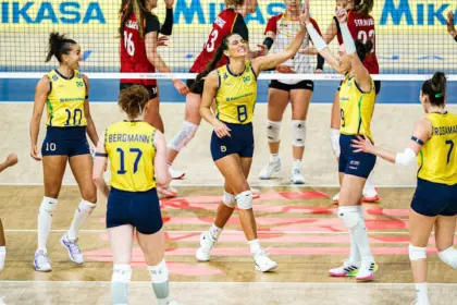 Vôlei: Brasil vence Alemanha e encara Japão na semi da Liga das Nações