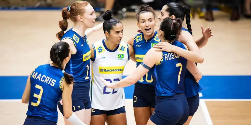 Brasil bate Bulgária e avança à fase final da Liga das Nações de Vôlei Brasil bate Bulgária e avança à fase final da Liga das Nações de Vôlei