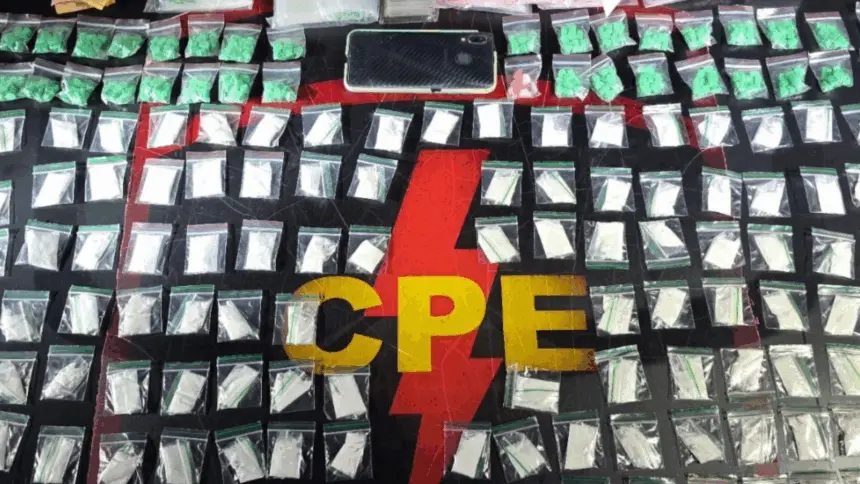 CPE Goianésia prende traficante com ecstasy e cocaína em Jaraguá CPE Goianésia prende traficante com ecstasy e cocaína em Jaraguá