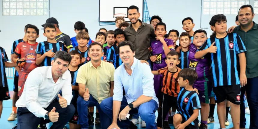 Daniel Vilela entrega reforma do ginásio de esportes de Taquaral Daniel Vilela entrega reforma do ginásio de esportes de Taquaral