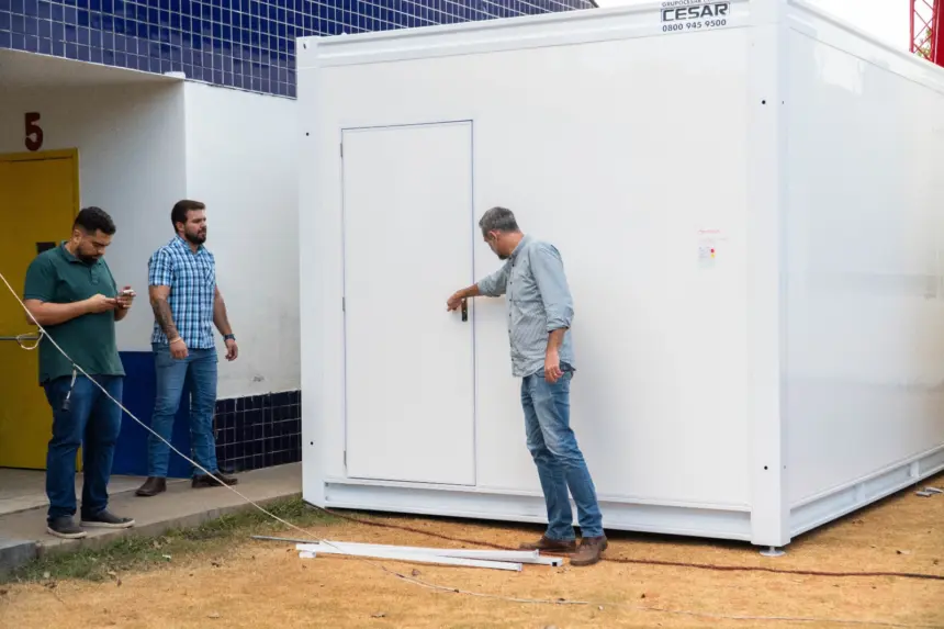 Goianésia ganha 200 novas vagas em creches com chegada de salas modulares