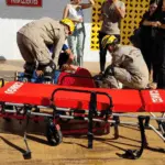 Homem sofre queda de mais de 3 metros de altura e é socorrido pelos bombeiros de Goianésia