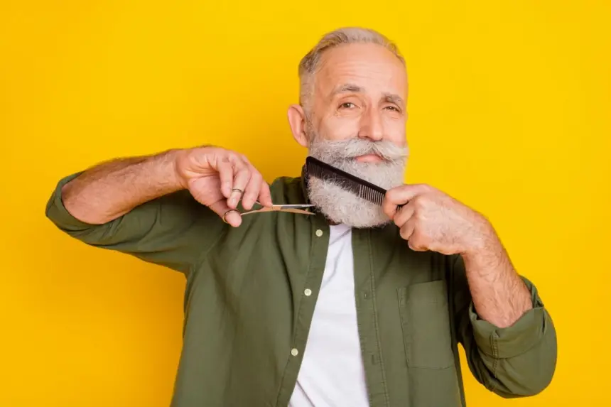 5 cuidados essenciais com barbas grisalhas  5 cuidados essenciais com barbas grisalhas