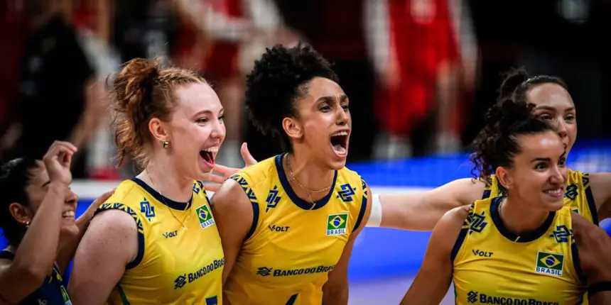 Brasil supera França por 3 sets a 2 na Liga das Nações de Vôlei Brasil supera França por 3 sets a 2 na Liga das Nações de Vôlei
