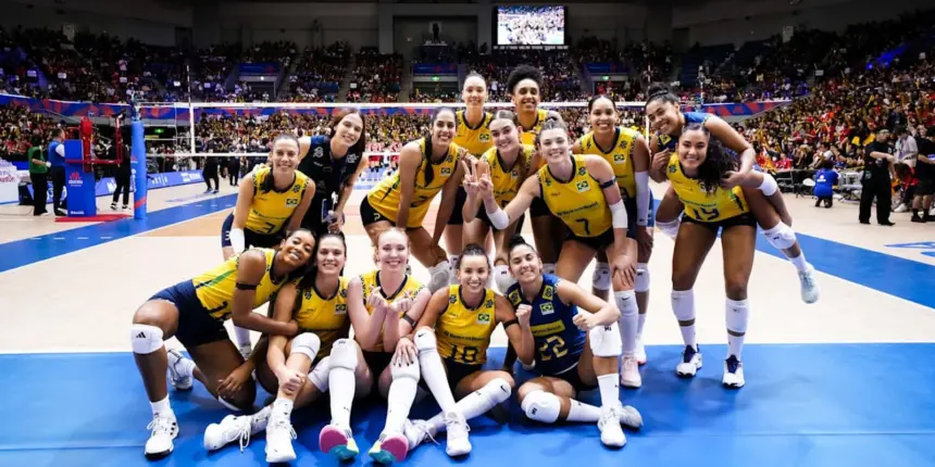 Brasil derrota Japão e mostra força na Liga das Nações de Vôlei Brasil derrota Japão e mostra força na Liga das Nações de Vôlei