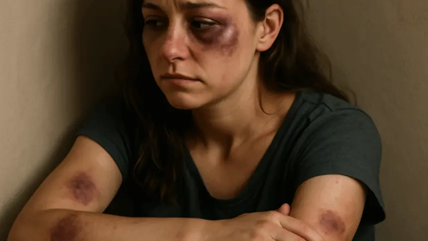 Mulher denuncia agressões físicas e psicológicas do companheiro em Goianésia Mulher denuncia agressões físicas e psicológicas do companheiro em Goianésia