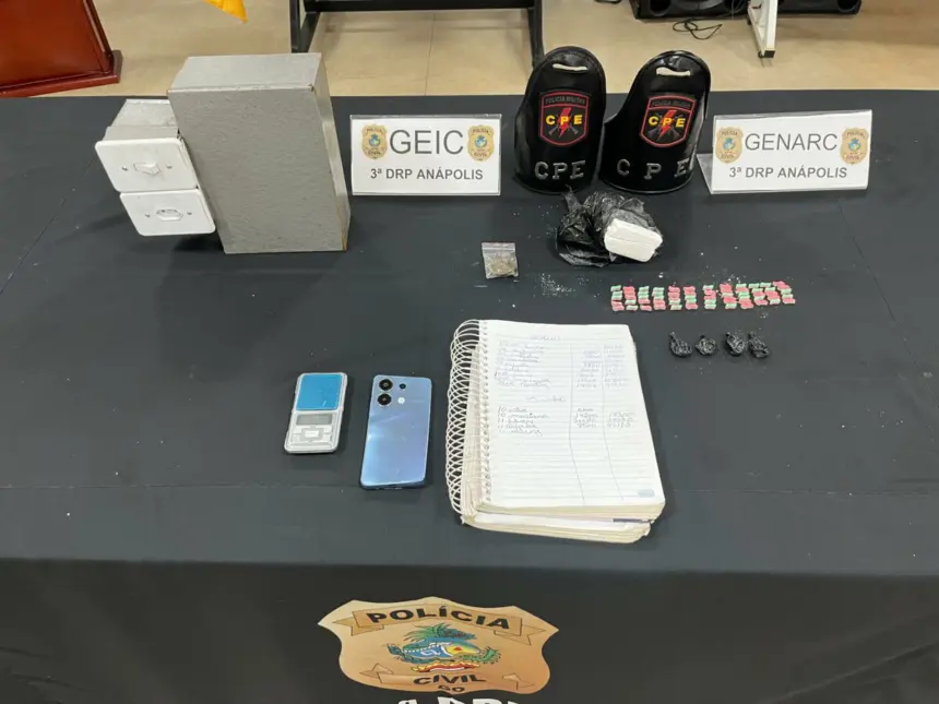 PCGO apreende drogas e prende homem em flagrante por tráfico em Anápolis – Policia Civil do Estado de Goiás PCGO apreende drogas e prende homem em flagrante por tráfico em Anápolis – Policia Civil do Estado de Goiás