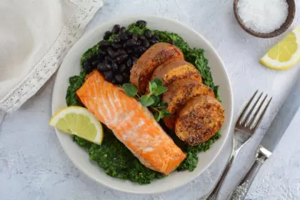 5 receitas proteicas com batata-doce para variar o almoço